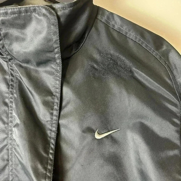 Vintage Nike Black Zip-up Light  Jacket Medium - Picture 4 of 6